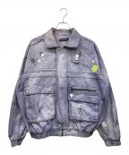 taka originalタカ オリジナル）の古着「フライト型デニムジャケット」｜インディゴ