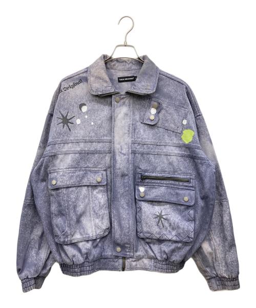 taka original（タカ オリジナル）TAKA ORIGINAL (タカ オリジナル) フライト型デニムジャケット インディゴ サイズ:Lの古着・服飾アイテム