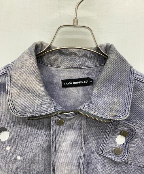 taka original（タカ オリジナル）TAKA ORIGINAL (タカ オリジナル) フライト型デニムジャケット インディゴ サイズ:Lの古着・服飾アイテム