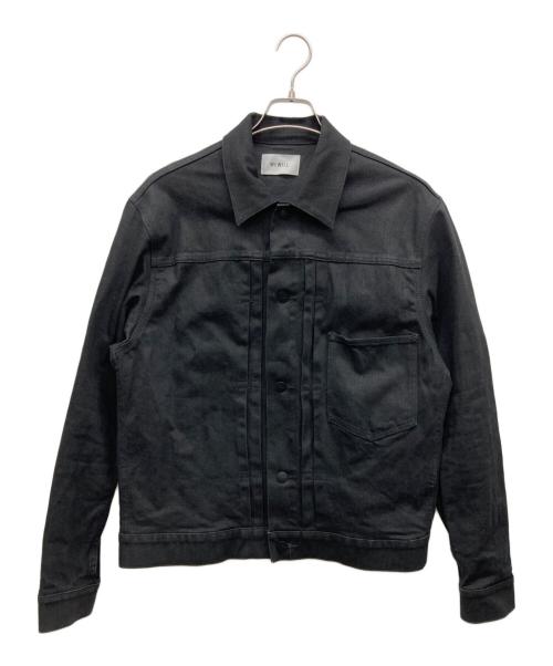 WEWILL（ウィーウィル）WEWILL (ウィーウィル) ブラックデニムジャケット ブラック サイズ:2の古着・服飾アイテム