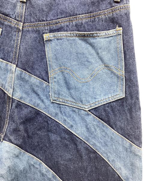 Jaded London（ジェイデッドロンドン）Jaded London (ジェイデッドロンドン) デザインデニムパンツ インディゴ サイズ:76cmの古着・服飾アイテム