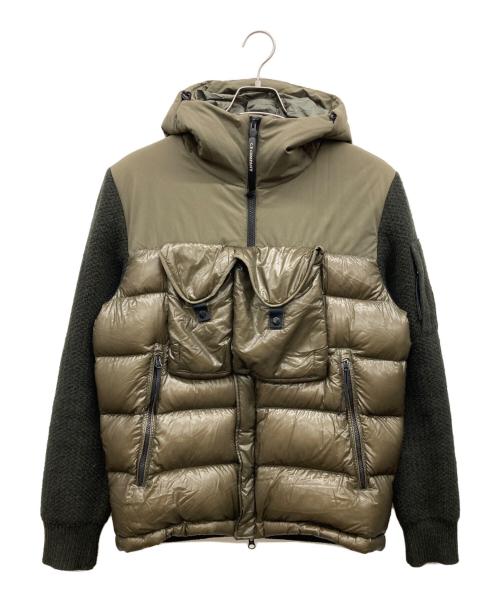 C.P COMPANY（シーピーカンパニー）C.P COMPANY (シーピーカンパニー) コンビダウンジャケット カーキ サイズ:48の古着・服飾アイテム
