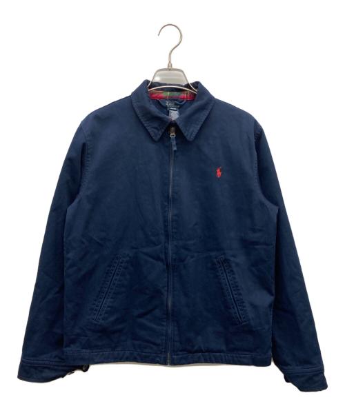 POLO RALPH LAUREN（ポロ・ラルフローレン）POLO RALPH LAUREN (ポロ・ラルフローレン) スイングトップ ネイビー サイズ:L(16-18)の古着・服飾アイテム