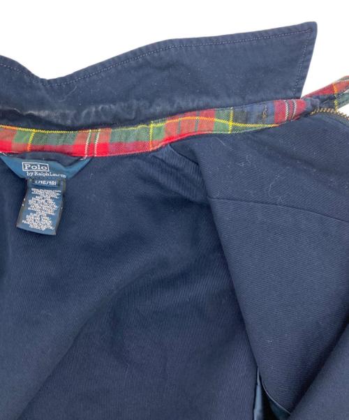 POLO RALPH LAUREN（ポロ・ラルフローレン）POLO RALPH LAUREN (ポロ・ラルフローレン) スイングトップ ネイビー サイズ:L(16-18)の古着・服飾アイテム