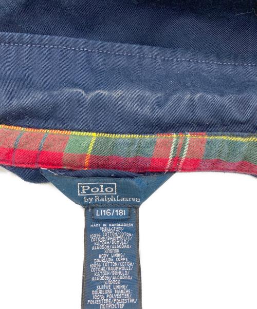 POLO RALPH LAUREN（ポロ・ラルフローレン）POLO RALPH LAUREN (ポロ・ラルフローレン) スイングトップ ネイビー サイズ:L(16-18)の古着・服飾アイテム