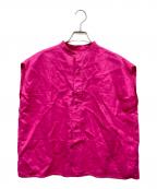 ticcaティッカ）の古着「ノースリーブブラウス」｜ピンク