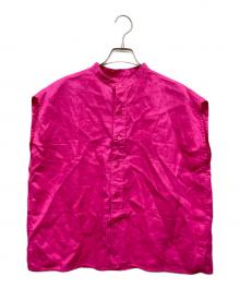 ticca（ティッカ）の古着「ノースリーブブラウス」｜ピンク