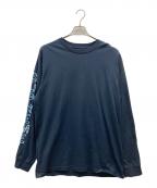 SUPREMEシュプリーム）の古着「袖ロゴ長袖Tシャツ」｜ネイビー