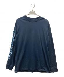 SUPREME（シュプリーム）の古着「袖ロゴ長袖Tシャツ」｜ネイビー