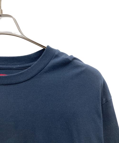 SUPREME（シュプリーム）Supreme (シュプリーム) 袖ロゴ長袖Tシャツ ネイビー サイズ:Lの古着・服飾アイテム