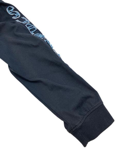 SUPREME（シュプリーム）Supreme (シュプリーム) 袖ロゴ長袖Tシャツ ネイビー サイズ:Lの古着・服飾アイテム