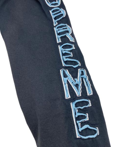 SUPREME（シュプリーム）Supreme (シュプリーム) 袖ロゴ長袖Tシャツ ネイビー サイズ:Lの古着・服飾アイテム