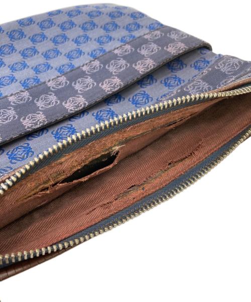 LOEWE（ロエベ）LOEWE (ロエベ) アナグラムショルダーバッグ ネイビーの古着・服飾アイテム