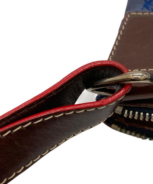 LOEWE（ロエベ）LOEWE (ロエベ) アナグラムショルダーバッグ ネイビーの古着・服飾アイテム