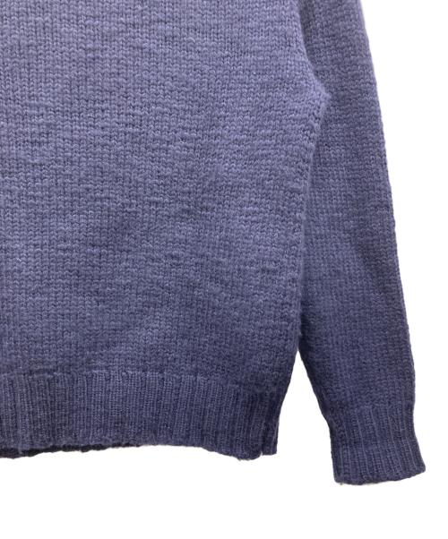 POLO RALPH LAUREN（ポロ・ラルフローレン）POLO RALPH LAUREN (ポロ・ラルフローレン) 90s 星条旗ニットパーカー ネイビー サイズ:Lの古着・服飾アイテム