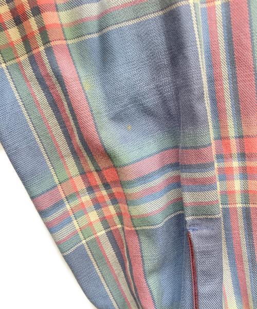 RRL（ダブルアールエル）RRL (ダブルアールエル) 長袖チェックシャツ ブルー×ピンク サイズ:Lの古着・服飾アイテム
