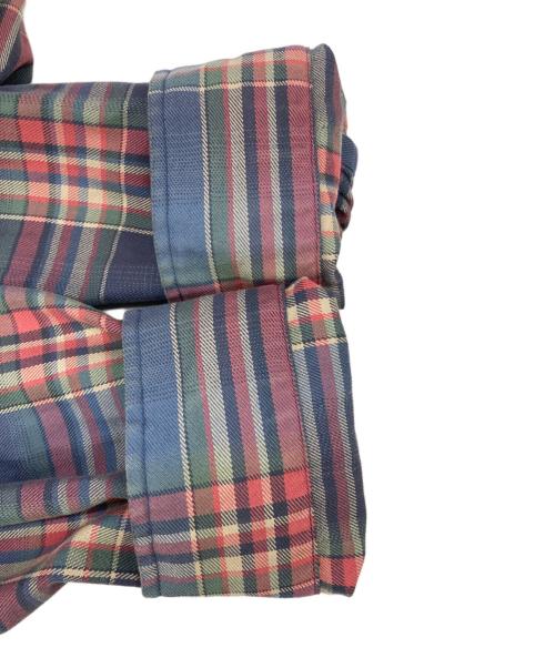 RRL（ダブルアールエル）RRL (ダブルアールエル) 長袖チェックシャツ ブルー×ピンク サイズ:Lの古着・服飾アイテム