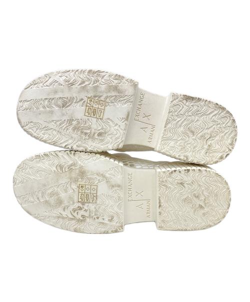 ARMANI EXCHANGE（アルマーニ エクスチェンジ）ARMANI EXCHANGE (アルマーニ エクスチェンジ) メッシュチャンキーソールローファー ホワイト サイズ:US7Mの古着・服飾アイテム