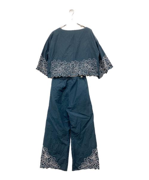 GRACE CONTINENTAL（グレースコンチネンタル）GRACE CONTINENTAL (グレースコンチネンタル) セットアップブラウス ネイビー サイズ:36の古着・服飾アイテム