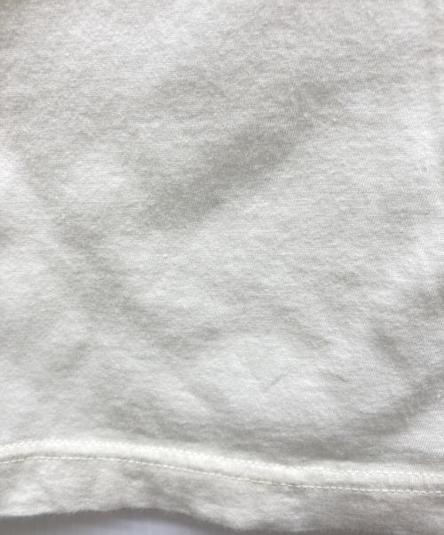 son of the cheese（（サノバチーズ））SON OF THE CHEESE (（サノバチーズ）) リンガーTシャツ PEACHES N' CREAM アイボリー サイズ:Lの古着・服飾アイテム