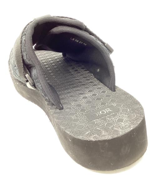 Christian Dior（クリスチャン ディオール）Christian Dior (クリスチャン ディオール) アルファサンダル ブラック サイズ:42の古着・服飾アイテム