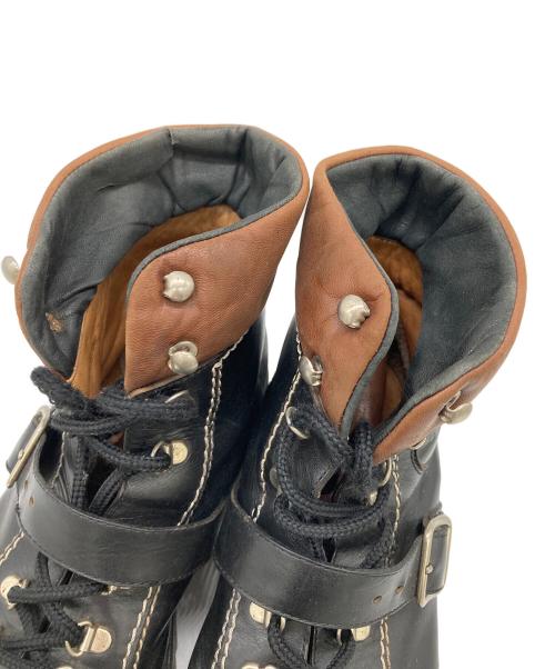 GUCCI（グッチ）GUCCI (グッチ) トレッキングブーツ ブラック サイズ:7 1/2の古着・服飾アイテム