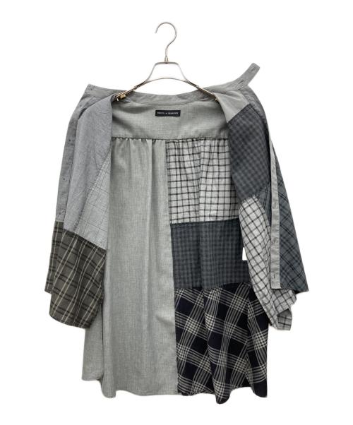 TORI-TO（トリト）TORI-TO (トリト) BEAMS BOY (ビームスボーイ) アシンメトリーシャツブラウス グレー サイズ:36（M）の古着・服飾アイテム