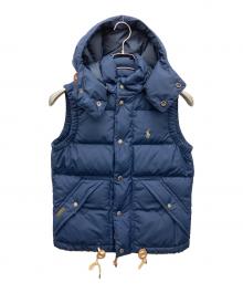 POLO RALPH LAUREN（ポロ・ラルフローレン）の古着「ダウンベスト」｜ネイビー