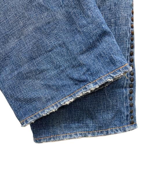 FREECITY（フリーシティー）FREECITY (フリーシティー) グランジ加工デニムパンツ インディゴ サイズ:32の古着・服飾アイテム