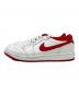 NIKE (ナイキ) AIR JORDAN 1 RETRO LOW OG WHITE/UNIVERSITY RED サイズ:UK9：6000円