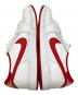 中古・古着 NIKE (ナイキ) AIR JORDAN 1 RETRO LOW OG WHITE/UNIVERSITY RED サイズ:UK9：6000円