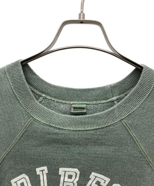 BARNS OUTFITTERS（バーンズアウトフィッターズ）BARNS OUTFITTERS (バーンズアウトフィッターズ) 半袖スウェット オリーブ サイズ:Mの古着・服飾アイテム