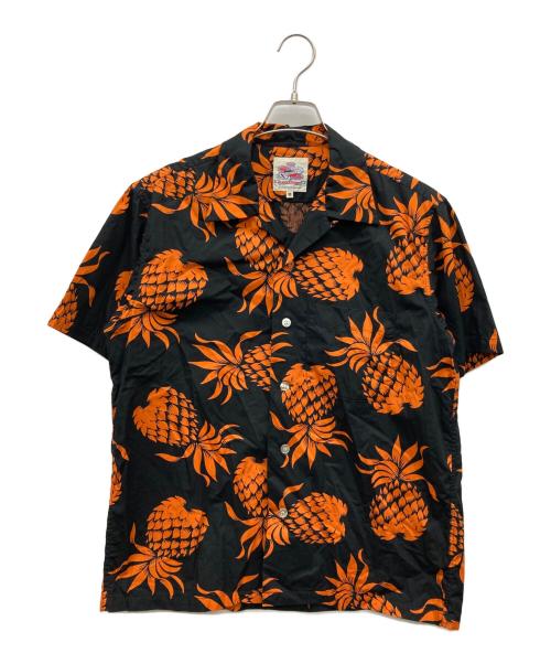 Duke Kahanamoku（デュークカハナモク）DUKE KAHANAMOKU (デュークカハナモク) アロハシャツ ブラック サイズ:Mの古着・服飾アイテム