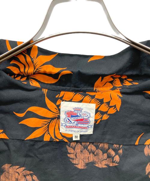 Duke Kahanamoku（デュークカハナモク）DUKE KAHANAMOKU (デュークカハナモク) アロハシャツ ブラック サイズ:Mの古着・服飾アイテム