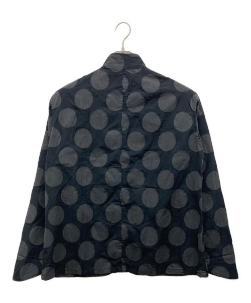 bluetrick（ブルートリック）BlueTrick (ブルートリック) ドット柄シャツジャケット ブラック サイズ:Mの古着・服飾アイテム