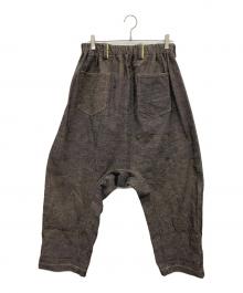 tamaki niime（タマキ ニイメ）の古着「デニムイージーサルエルパンツ zengo」｜ネイビー