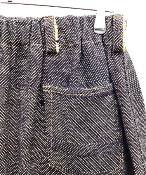 tamaki niime（タマキ ニイメ）tamaki niime (タマキ ニイメ) デニムイージーサルエルパンツ zengo ネイビー サイズ:2の古着・服飾アイテム