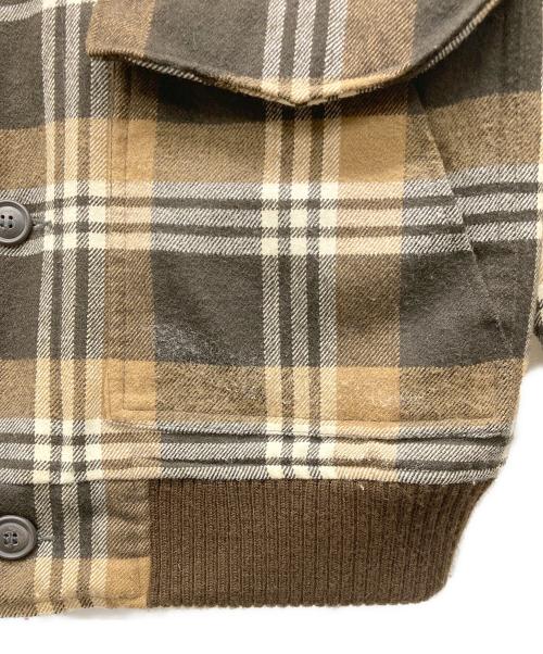 WOOLRICH（ウールリッチ）WOOLRICH (ウールリッチ) 90s～00s 中綿チェックジャケット ブラウン サイズ:M C88-96,T165-175の古着・服飾アイテム