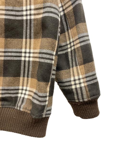 WOOLRICH（ウールリッチ）WOOLRICH (ウールリッチ) 90s～00s 中綿チェックジャケット ブラウン サイズ:M C88-96,T165-175の古着・服飾アイテム