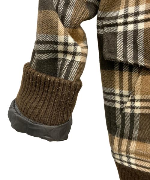 WOOLRICH（ウールリッチ）WOOLRICH (ウールリッチ) 90s～00s 中綿チェックジャケット ブラウン サイズ:M C88-96,T165-175の古着・服飾アイテム