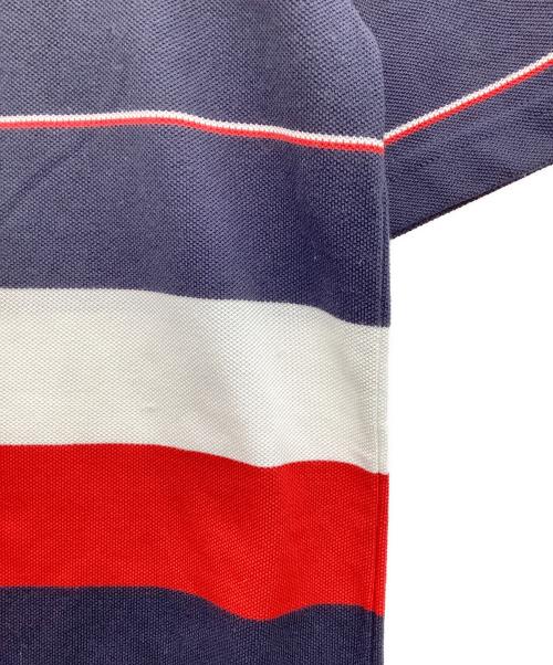 UMBRO（アンブロ）UMBRO (アンブロ) ボーダー刺繍半袖Tシャツ ネイビー×レッド×ホワイト サイズ:I Mの古着・服飾アイテム