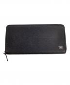 PORTERポーター）の古着「LONG WALLET CURRENT」｜ブラック
