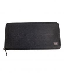PORTER（ポーター）の古着「LONG WALLET CURRENT」｜ブラック