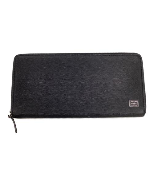 PORTER（ポーター）PORTER (ポーター) LONG WALLET CURRENT ブラックの古着・服飾アイテム
