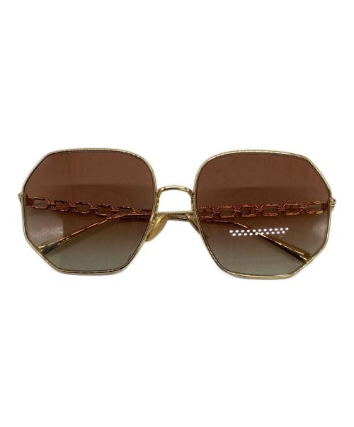 LOUIS VUITTON（ルイ ヴィトン）LOUIS VUITTON (ルイ ヴィトン) マイLV チェーン ラウンドサングラス ゴールド サイズ:60□17 140の古着・服飾アイテム