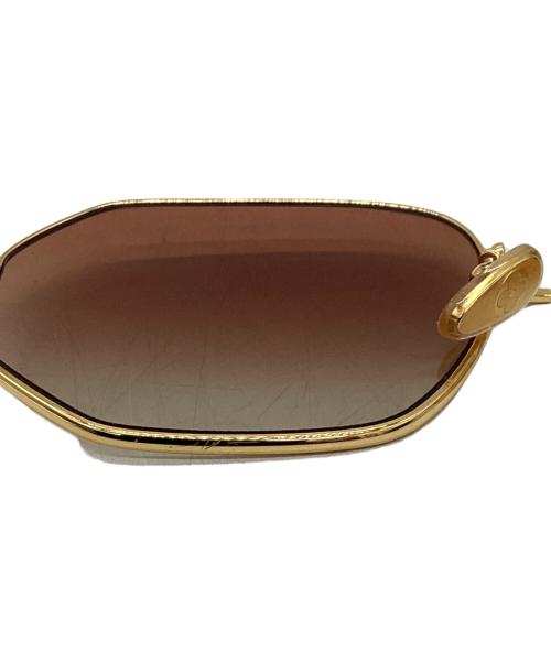 LOUIS VUITTON（ルイ ヴィトン）LOUIS VUITTON (ルイ ヴィトン) マイLV チェーン ラウンドサングラス ゴールド サイズ:60□17 140の古着・服飾アイテム
