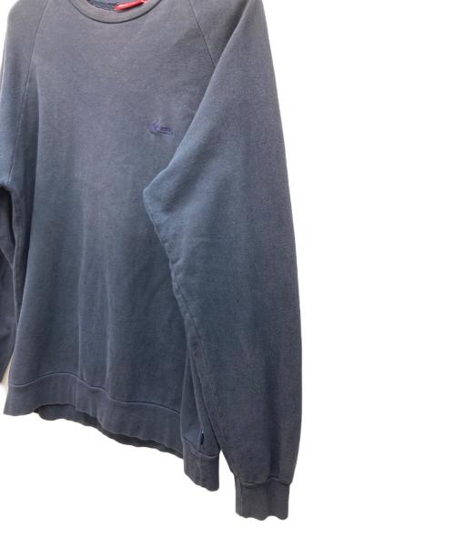 SUPREME（シュプリーム）Supreme (シュプリーム) 筆記体刺繍ロゴスウェット ネイビー サイズ:Largeの古着・服飾アイテム