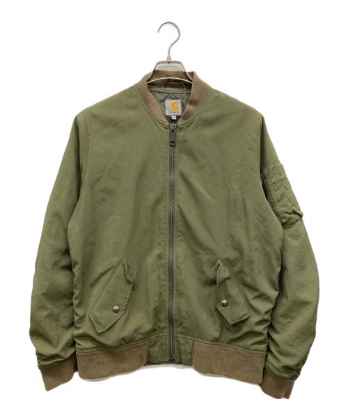 CarHartt（カーハート）CarHartt (カーハート) ADAMS JACKET カーキ サイズ:Mの古着・服飾アイテム