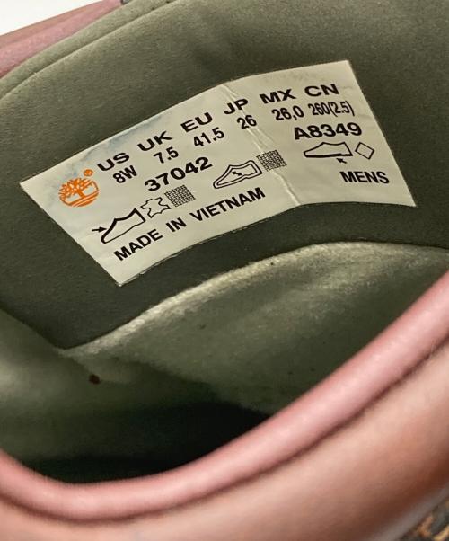 Timberland（ティンバーランド）Timberland (ティンバーランド) ヘリテージGTX モックトゥ ミッド ブラウン サイズ:US 8Wの古着・服飾アイテム