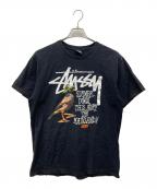 stussyステューシー）の古着「KICKS/HI Tee」｜ブラック